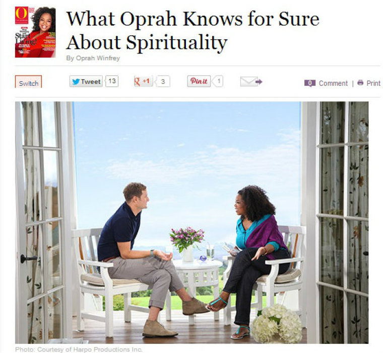Rob Bell and Oprah Winfrey Talk