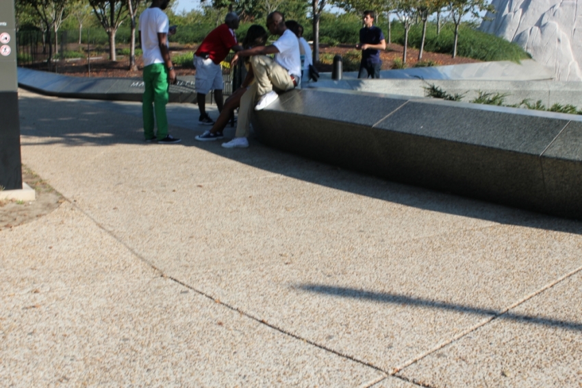 MLK Memorial during the government shutdown, Washington, D.C., Oct. 2, 2013.