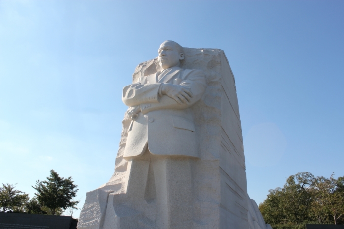 MLK Memorial during the government shutdown, Washington, D.C., Oct. 2, 2013.