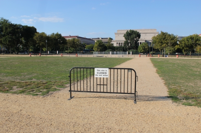 Washington, D.C., during the government shutdown, Oct. 2, 2013