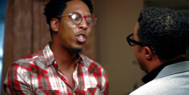 Deitrick Haddon and Bishop Clarence McClendon get into a heated discussion.