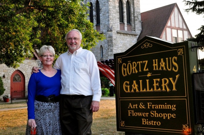 Betty and Richard Odgaard, owners of the Görtz Haus Gallery in Iowa.