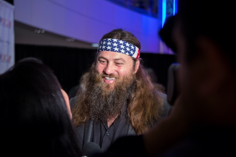 Willie and Korie Robertson were among the celebrities recognized at the Congressional Coalition on Adoption Institute's 15th annual awards gala in Washington, D.C. on Oct. 9, 2013. The Robertsons were nominated by Sen. Mary Landrieu (D-La.).