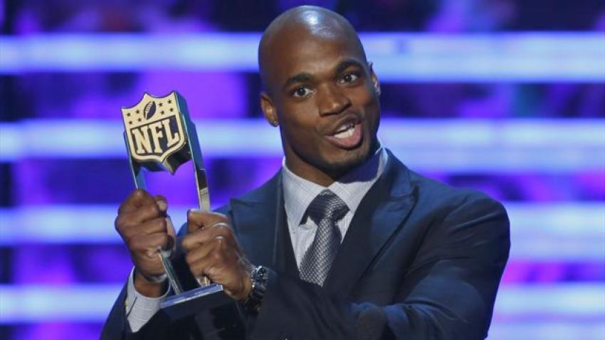 Running back for the NFL's Minnesota Vikings, Adrian Peterson, 28.