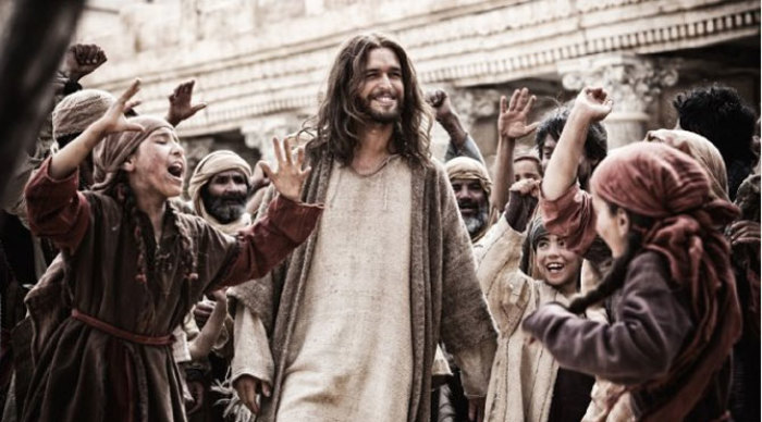 Actor Diego Morgado as Jesus in the 'Son of God'