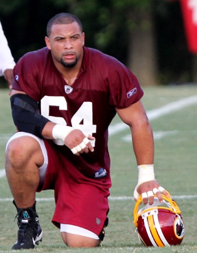 Kedric Golston is a defensive end for the Washington Redskins.