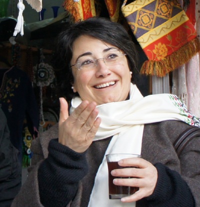 Haneen Zoabi, a Nazareth mayoral candidate, currently serves as an Arab member of the Israeli Knesset.