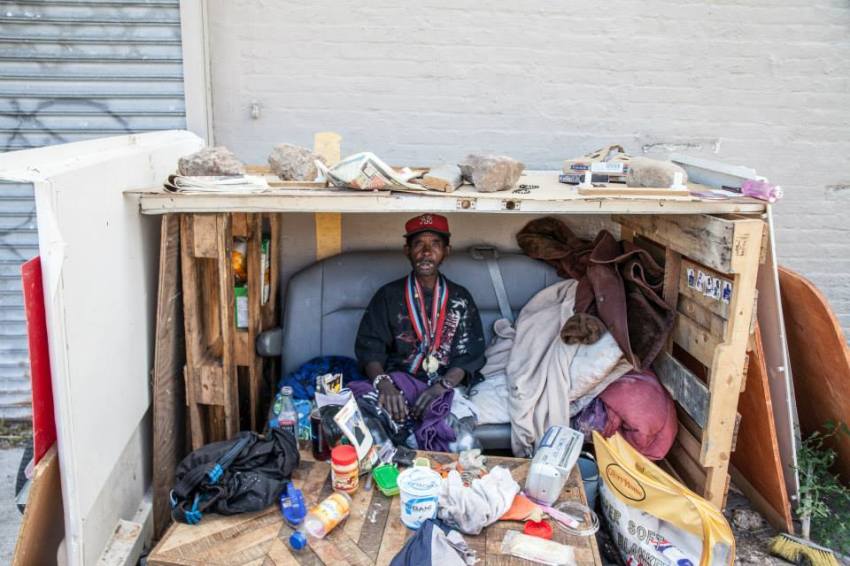 Faceless Project aims to bring awareness to NYC's homeless by giving them a 