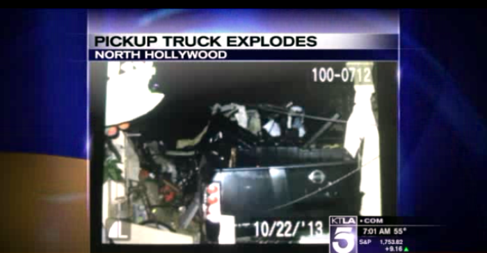 An explosion in North Hollywood has shocked local residents.