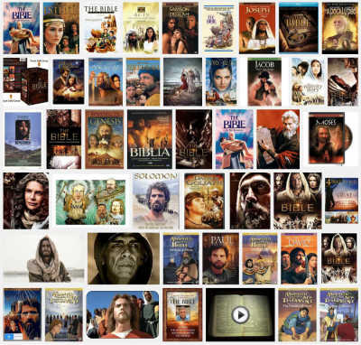A quick search on Google Images yields dozens of Bible-inspired movies done over the years, spanning several decades.