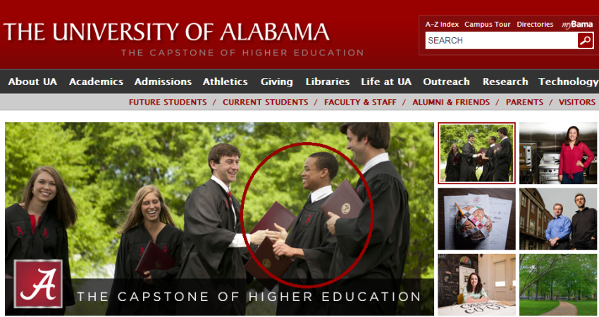 Credit : (Photo: Screen Grab via UA.edu)