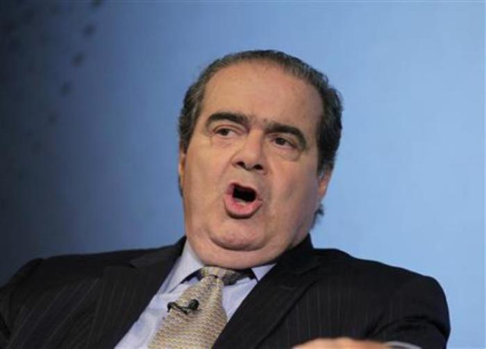U.S. Supreme Court Justice Antonin Scalia speaks at a Reuters Newsmaker event in New York, Sept. 17, 2012.