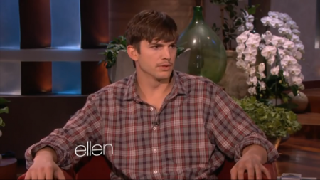 Ashton Kutcher on "The Ellen DeGeneres Show," Nov. 5, 2013.