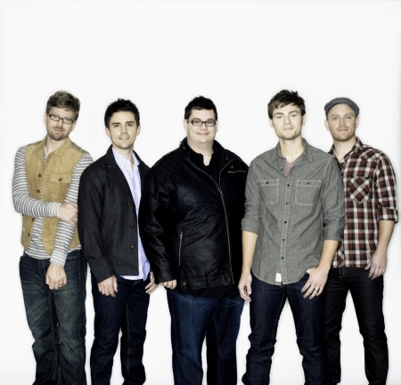 Dove Award-winning band SideWalk Prophets: David Frey - Lead Vocals, Ben McDonald - Rhythm Guitar, Cal Joslin - Bass, Justin Nace - Drums, Shaun Tomczak - Lead Guitar