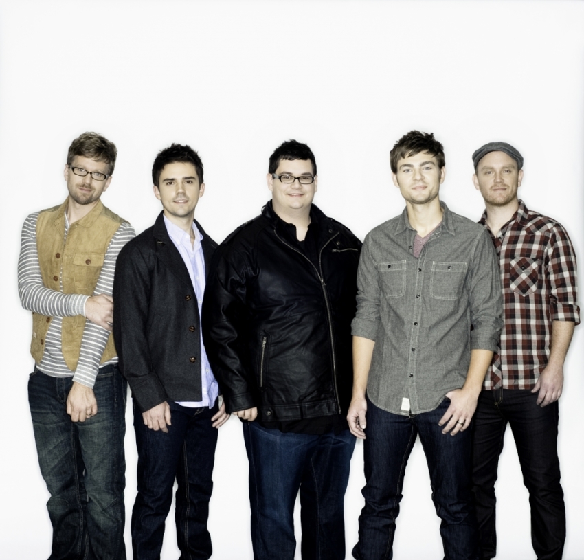 Dove Award-winning band SideWalk Prophets: David Frey - Lead Vocals, Ben McDonald - Rhythm Guitar, Cal Joslin - Bass, Justin Nace - Drums, Shaun Tomczak - Lead Guitar