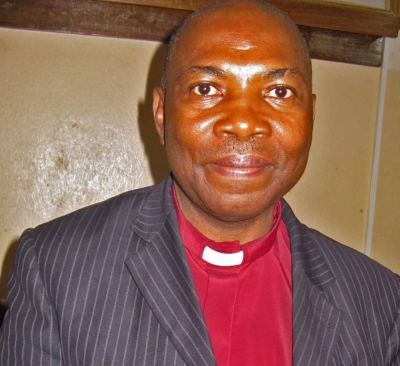 The Rev. Dacholom Datiri of the Church of Christ in Nations (COCIN).