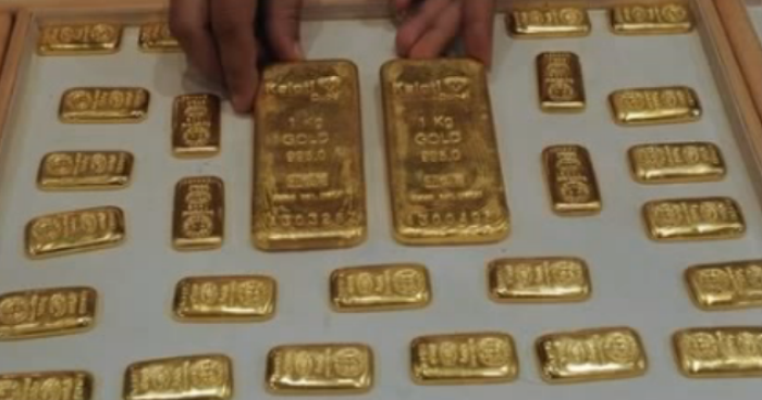 Gold bars found on Indian flight.