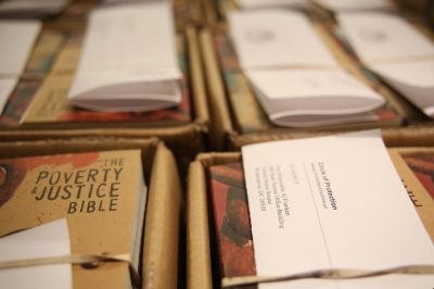 Following the government shutdown, the 535 members of Congress have received copies of the 'Poverty and Justice' Bible, a version that highlights the more than 2,000 times that those themes are mentioned in the text.