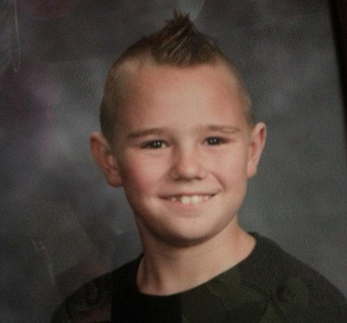 Nicolas McCabe, 9, tragically died when a tornado hit Moore in May earlier this year.