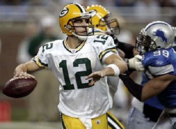 The Green Bay Packers play the Detroit Lions on Thanksgiving Day. The game will be televised at 12:30 pm (EST), 9:30 am (PST) on FOX. [FILE]