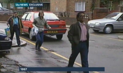 Aravindan Balakrishnan is accused of keeping three women as slaves in London. The image above is from documentary footage uncovered by ITV News.