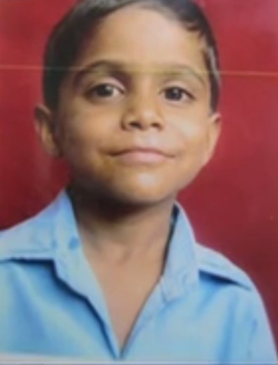 After recovering seven-year-old Anmol's drowned body, Indian authorities his neck cut, toes broken, hands slashed and burned and face burned.