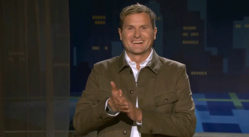 Christian author and pastor Rob Bell appeared on "The Pete Holmes Show" during Dec. 4, 2013, broadcast.