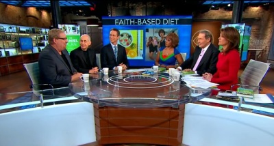 Rick Warren promotes his new book 'The Daniel Plan' on CBS' 'This Morning' show on Dec 4.
