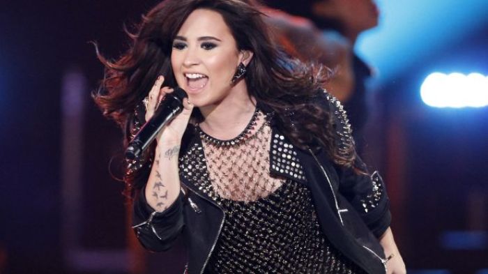 Pop star and X-Factor USA judge, Demi Lovato, 21.