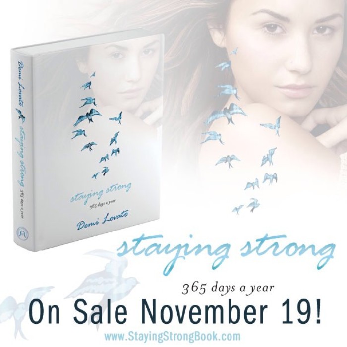 The cover art for Demi Lovato's new book, 'Staying Strong: 365 Days a Year'