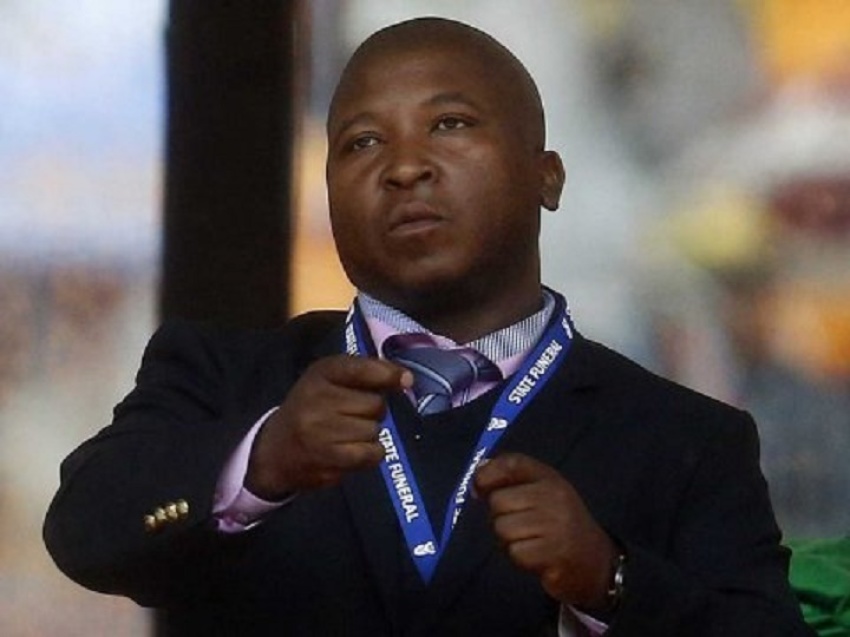 South African sign language interpreter Thamsanqa Jantjie, 34.