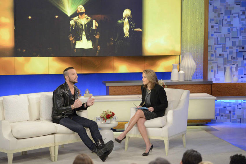 Pastor Carl Lentz of Hillsong NYC appears on "Kaite" with Katie Couric in a Thursday, Dec. 18, 2013, broadcast.