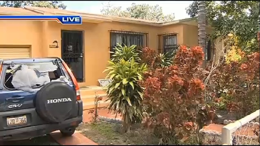 A Florida family's house was shot 30 times in the early morning of Dec. 18, 2013.