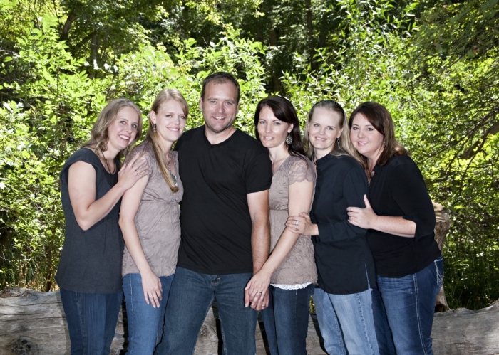 Brady Williams and his five wives.