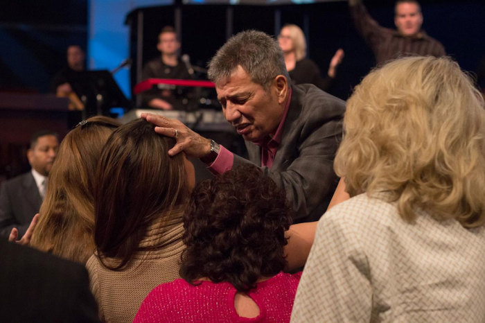 Nicky Cruz at a Pace Assembly of God event in Pace, Florida in May 2013.