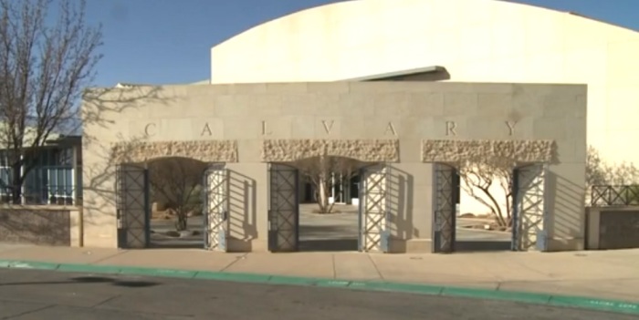 Calvary Church in Albuquerque, N.M., was on high alert during its service on Jan. 8, 2014, after a former member of the congregation threatened a mass shooting at the church.