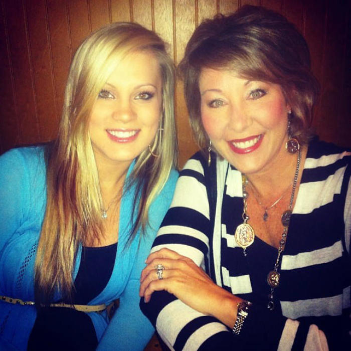 Hope Carpenter is seen with her daughter-in-law Jordan Carpenter in this photo shared online Dec. 24, 2013.