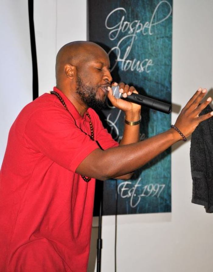 Gospel Soul Singer Sean C. Johnson performs at the Club for Jesus in Waldorf, MD