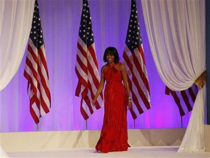 First Lady Michelle Obama stuns at The Inauguration Ball 2013