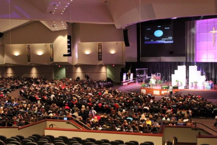 Over 2,000 students participated in the 2014 National Students for Life Conference at First Baptist Church of Glendarden in Upper Marlborough, Maryland.