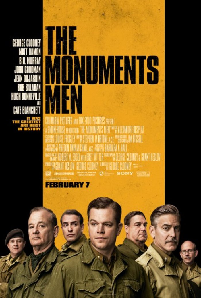 Monuments Men hits theaters Feb. 2, 2014.