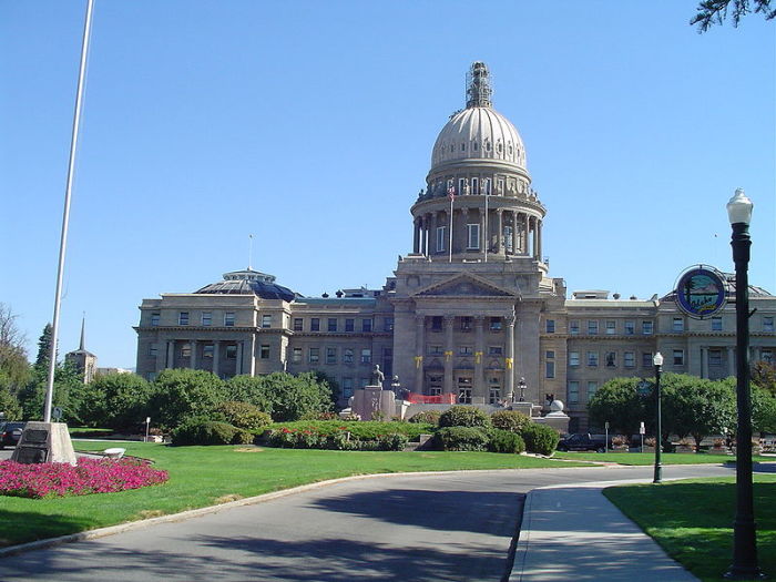 The state capitol building of Idaho.
