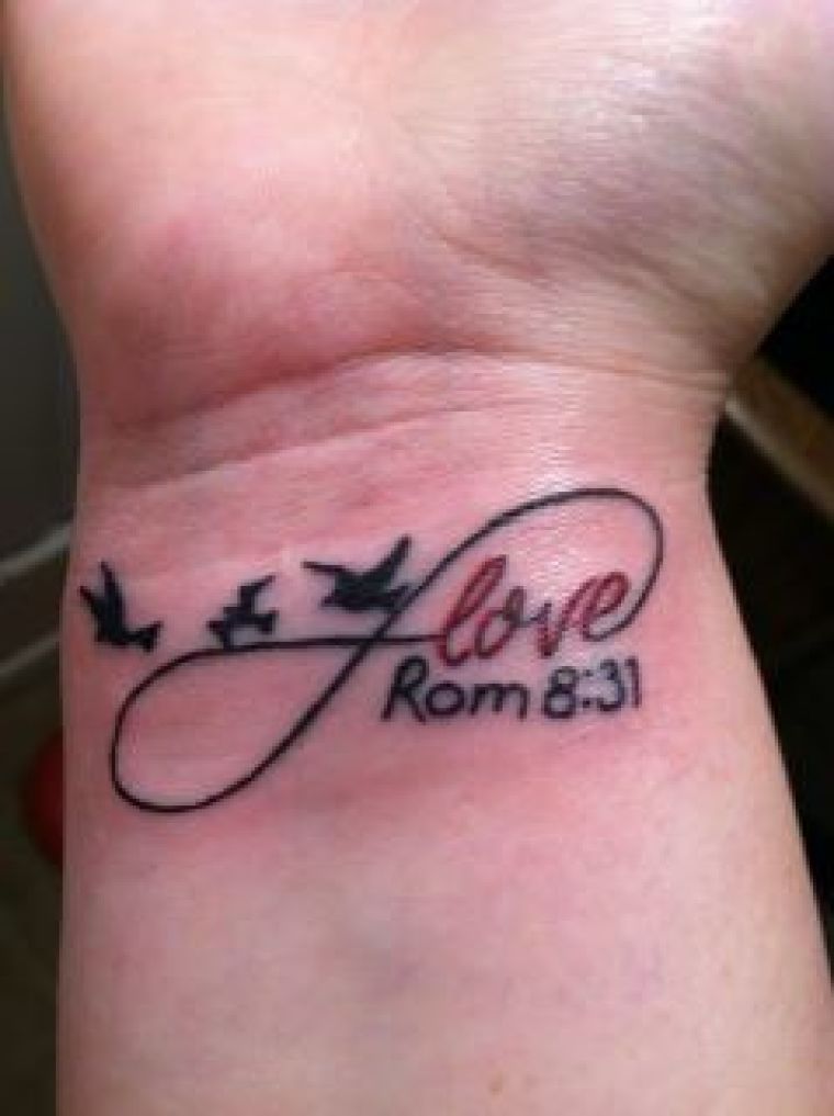 Romans 8:31 tattoo