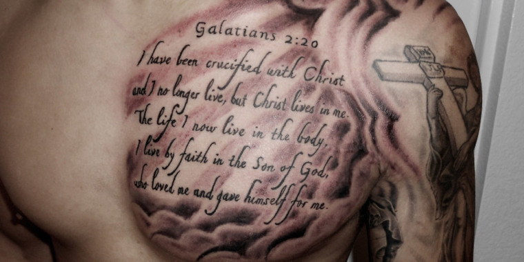 Galatians 2:20 tattoo