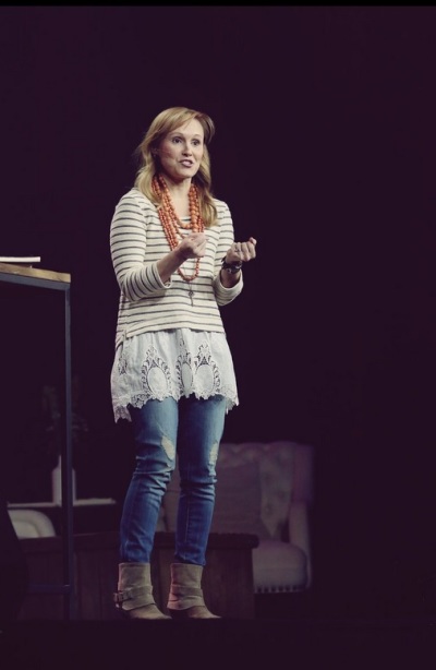 Jennie Allen speaks at the IF:Gathering on Feb. 7, 2014.