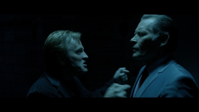 Brad Stine (L) and James Remar (R) in the film, 'Persecuted.'