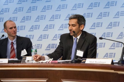 Jason Weber at a panel discussion at the American Enterprise Institute, 'Connecting orphans with families: New insights from the front lines,' Washington, D.C., Feb. 12, 2014.
