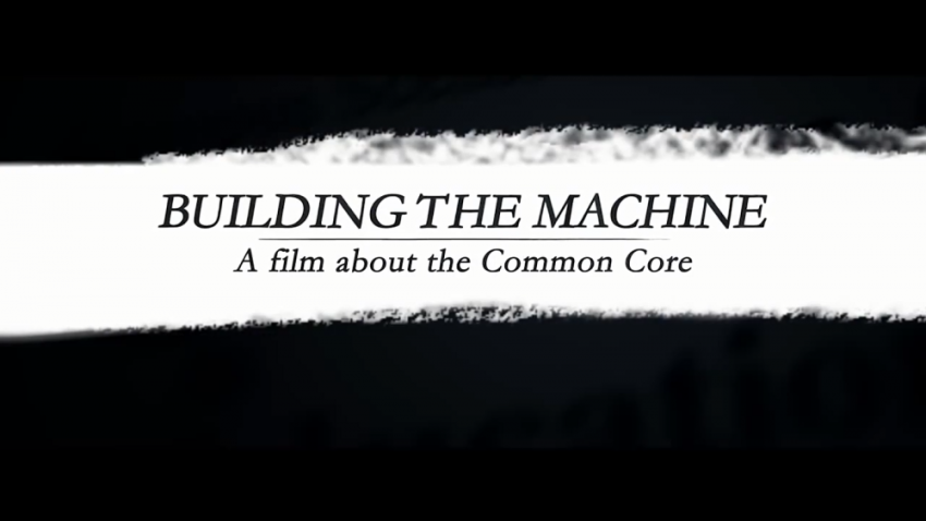 Screengrab of trailer for "Building the Machine," a documentary about the Common Core.