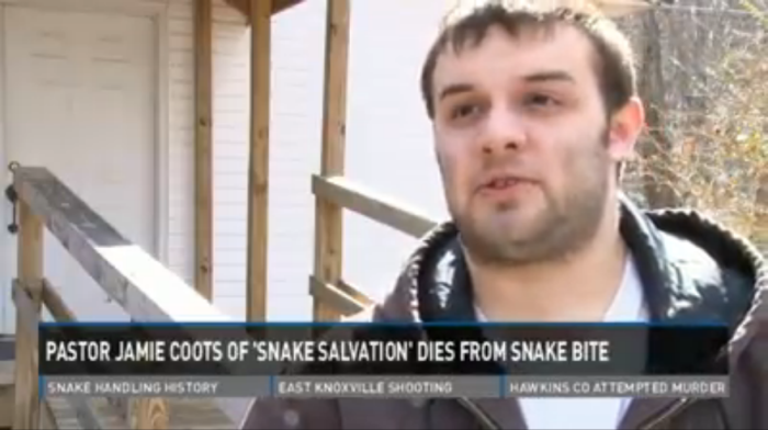Cody Coots, 21, son of dead 'Snake Salvation' pastor Jamie Coots.
