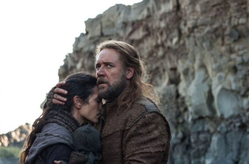 Still of Jennifer Connelly and Russell Crowe in "Noah," which hits theaters March 28.